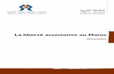 La liberté associative au Maroc · 2015-12-09 · cinquantième anniversaire de la DUDH, a été initiée par le Maroc et la Norvège4. Les différents organes des traités et procédures
