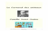 Le Carnaval des animaux - Académie d'Aix-Marseille · 2013-10-10 · suscita l'admiration de Franz Liszt, avec lequel il se lia d'amitié jusqu'à la fin de sa vie. ... « una voce