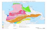 Les grands ensembles géologiques du Québec · Blanc-Sablon Wemindji T r a c é n d e 1 9 2 7 d u C o n s e i l p r i v é (n o n d é f i n i t i f) Gaspé Québec Salluit Fermont