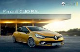 Renault CLIO R.S. · Les ingénieurs « série » Renault – dont certains viennent des bureaux d’étude Formule 1® – ont ainsi créé des moteurs downsizés qui maximisent