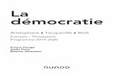 La démocratie - dunod.com · Introduction De l’antiquité à la modernité En définissant la démocratie comme «le gouvernement du peuple, par le peuple, pour le peuple »1,