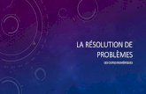 LA RÉSOLUTION DE PROBLÈMESasper-rochefort.fr/Pedagogie/TICE/probleme et numérique/problèmes et... · L’utilisation d’un taleur pour résoudre un prolème ouvert où les solutions