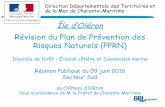 Île d’Oléron Révision du Plan de Prévention des Risques ... · Les ouvrages de protection prévus au PAPI : Selon le calendrier des travaux => modélisation des aléas dès