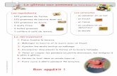 Les ingr£©dients Les Les ingr£©dients -125 grammes de farine. -125 grammes de beurre demi-sel. -125