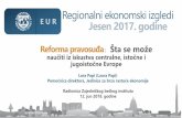 Regionalniekonomskiizgledi E U R Jesen2017. godine · 2018-07-09 · EU i Savet Evrope ključnisu za ubrzavanje reformi, ali da bi reforme bile trajne potrebno je da utičuna domaće