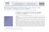 Recommandations en onco-urologie 2016-2018 du CCAFU ... · aComité de cancérologie de l’Association française d’urologie, groupe vessie, maison de l’urologie, 11, rue Viète,
