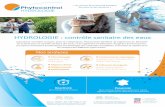 HYDROLOGIE : contrôle sanitaire des eaux...HYDROLOGIE : contrôle sanitaire des eaux Laboratoire accrédité, français, privé et indépendant, Phytocontrol bénéficie de l’agrément