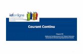 courant continu [Mode de compatibilité]public.iutenligne.net/electricite/ott/bases_de_l... · 2013-11-06 · Université de Strasbourg Département Chimie • Nature du courant électrique