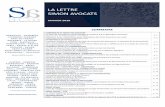 SOMMAIRE - Lex Lux Avocats · 2019-03-18 · La Lettre Simon Avocats - Lactualité ju idiue (Janvier 2018) SOMMAIRE CORPORATE ET DROIT DES SOCIETES Un aus de mino ité ne sauait justifie