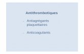 Antithrombotiques Antiagrégants plaquettaires Anticoagulantsaphnep.org/pdf/E.P.U./interventions/2013/12/2013-12-12_2.pdf · Sécurité = Saignements TIMI Majeurs non liés pontage