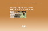 EXAMEN DE LA POLITIQUE · 2013-04-19 · Examen de la politique d’investissement du Burkina Faso ii NOTES EXPLICATIVES La Conférence des Nations Unies sur le commerce et le développement