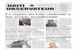 ENglish PagEs : 11 Kreyòl : Paj 6 hait i observateur...sables du bureau de la DEA, à Port-au-Prince, auraient mal géré l’intervention de « dénonciateurs » locaux, dont la
