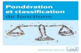 Pondération et classification des fonctions...Pondération et classification de fonctions • 5 Introduction Cette brochure n’est pas destinée à faire du lecteur un expert en