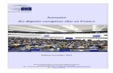 Annuaire des députés européens élus en France · Annuaire des députés européens élus en France Édition Novembre 2015 Bureau d'Information en France du Parlement européen