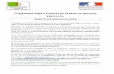 B+ 2018_2019... · 2018-02-11 · Attention : Les candidats bénéficiant d'une bourse dans le cadre du Partenariat Hubert Curien (PHC) Tassili ne pourront pas bénéficier d'une