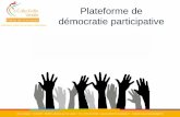 Plateforme de démocratie participative...65 rue Kepler – CS 60239 – 85006 La Roche-sur-Yon cedex – Tél : 02 51 44 50 60 – – ecollectivitesvendee@cdg85.fr Opérateur public