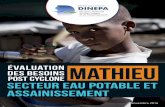 ÉVALUATION DES BESOINS POST CYCLONE secteur eau potable … · 2020-01-02 · L’assainissement étant exclusivement individuel en Haiti, les infrastructures d’assainissement