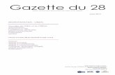 Gazette du 28 - IHEAL CREDA · 2013-01-10 · de Sociologie politique et morale, Ecole des Hautes études en sciences sociales, 10 rue Monsieur le Prince, 19 mars 2010, 9h30-12h30