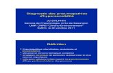 Diagnostic des pneumopathies d'hypersensibilité · 2011-11-03 · 1 JC DALPHIN Service de Pneumologie, CHU de Besançon UMR CNRS "Chrono-Environnement" SMFC, le 20 octobre 2011 Diagnostic