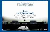 Le tribunal de l’énergie au Québec · le directeur est M. Claude t issier, transport d’électricité, dirigée par M. d aniel Soulier, et gaz naturel et produits pétroliers,