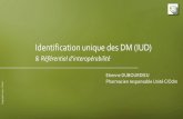 Identification unique des DM (IUD)...28/05/2019 – t 4 Vers une identification unique des DM (IUD) DÉFINITION DE LIGNES DIRECTRICES MONDIALES UDI guidance DEPLOIEMENT DE l’IUD