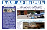 e-Newsletter hebdomadaire du Magazine …Ce n’est pas seulement à Goma où l’on constate la pénurie en eau potable dans certains quartiers. La situation est générale. Toutes
