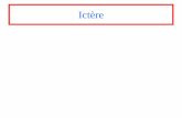 Ictère - Oncorea.com 3D ULB/19-03-12 Ictere... · 2019-03-13 · 2. Si confirmé : bilan 1. anamnèse et examen physique (insister sur les médicaments pris par le patient) 2. recherche