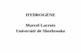 HYDROGÈNE Marcel Lacroix Université de Sherbrookemarcellacroix.espaceweb.usherbrooke.ca/ENERGIE/HYDROGENE.pdfélectrolyse de l’eau consomme plus d’énergie utile qu’elle n’en