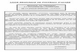 LIGUE REGIONALE DE FOOTBALL D’ALGER 2019 - 2020/BULLETIN... · 2019-10-08 · concerne que la ligue régionale de Football de Blida. - Application de l’article 69 Alinéa 2 du