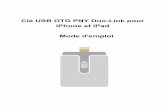 Clé USB OTG PNY Duo-Link pour iPhone et iPad Mode d'emploi Library/Support/PNY Products/User Guides and... · 5.5 Lire des vidéos Appuyez sur le dossier « Vidéo » puis sur n'importe