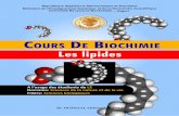 COURS DE BIOCHIMIE Les lipides · Biochimie 2ème année SNV (S3) 2017/2018 1 Dr. OUSMAAL M.F 1- Définition On regroupe sous le nom de lipide (du grec lipos, graisse) des substances