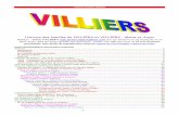 Histoire des familles de VILLIERS et VILLIERS - Maine et Anjou · 2018-08-23 · L’étude des de Villiers est surprenante, car 2 familles coexistent dans la région de Challain,