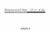 ReaxysFile ファイル - JAICI · 製作者 Elsevier Information Systems GmbH . 収録物質 有機化合物，無機化合物，有機金属化合物 (ポリマーの収録は 2000