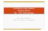 Architecture des réseaux Module M212 S2 –DUT …...M212 – Architecture des réseaux – S2 - IUT Nice Côte d’Azur M212 – Architecture des réseaux – S2 - IUT Nice Côte