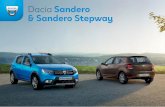 Dacia Sandero & Sandero Stepway - Amazon S3 · 2018-08-31 · Dacia Sandero Osez le look crossover Au premier regard, Dacia Sandero Stepway affiche clairement son caractère. Nouvelle