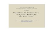 “Québec & Frères inc. : la cybernétisation du pouvoir.”classiques.uqac.ca/.../Quebec_et_freres_inc/Quebec_et_freres_inc.…  · Web viewLa présidente de l’ACSALF, Mme Marguerite