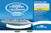 Embarquez à bord du nouveau navire le Costa Smeralda ! · PDF file 2019-11-06 · Embarquez à bord du nouveau navire le Costa Smeralda ! Du 15 au 22 novembre 2020 Au départ de Marseille