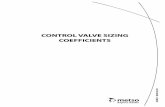CONTROL VALVE SIZING COEFFICIENTS · Metso control valve sizing coefficients 5 HIGH PERFORMANCE TRIPLE ECCENTRIC DISC VALVES L-ANSI150 NELDISC®, HIGH PERFORMANCE TRIPLE ECCENTRIC