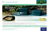 Boisalis QUICK DEC10 - bois-colombes.com · 2 trappes à compost b-produit Collecter, recycler, valoriser les déchets ZA des Ulis - 8 avenue du Parana - BP 313 -91958 Courtaboeuf