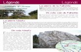 De rots van de Falhotte - Haute Ardenne · 2019-09-25 · eu connue, la pierre Noufy (ou Noufi) est assurément une des roches les plus retirées du pays. Elle se dresse à 471 mètres