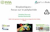 Bioplastiques : focus sur le polylactide · 2016-07-28 · – Coût modéré (Brevet Cargill 1992) – Propriétés mécaniques intéressantes – Comparables au PET ou PS Ductilité