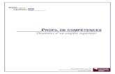 PROFIL DE COMPÉTENCES Titulaires d’un emploi …...6 Profil de compétences des titulaires d’un emploi supérieur en plus scolarisés revendiquent des biens et services de qualité