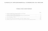 TABLE DES MATIERES - SYDER - Accueils434805963.siteweb-initial.fr/app/download/30940544/2017... · 7 RELEVE DES DEBATS APPROBATION DU PROCES VERBAL DE LA REUNION DU 13 DECEMBRE 2016