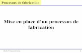 Mise en place d’un processus de fabricationgelin.denis.free.fr/Docu/Cours/242_Processus_de... · 2006-10-09 · Processus de fabrication GELIN, PT, Roosevelt, Reims 2 1 - Introduction