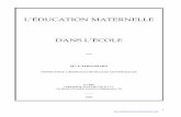 L’ÉDUCATION MATERNELLE DANS L’ÉCOLEmichel.delord.free.fr/kergomard-educmater-s1.pdf · 2011-11-17 · L’ÉDUCATION MATERNELLE DANS L’ÉCOLE PRÉFACE La plupart des chapitres