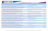 Plaquette de formations CT2M 2020 v5...- Les 10 et 11 mars 2020 - Les 23 et 24 septembre 2020 785 € HT Q1B – Les évolutions de l’ISO 17025 version 2017 (1 jour) - Connaître