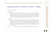 Augusta Ada Lovelace (1815 - 1852)mondodigitale.aicanet.net/2015-2/articoli/03_Augusta_Ada... · 2015-05-14 · Augusta Ada Lovelace (1815 - 1852) 1. Nascita, giovinezza e studi di