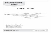 46451.1 EFL UMX F-16 BNF Basic manual - Horizon Hobbypour fixer les pylônes à leur aile respective comme indiqué sur l’illustration. Conseil : Les pylônes sont repérés sur