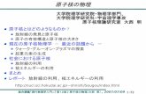 原子核の物理 - 京都大学akira.ohnishi/Education/... · 総合講義「現代物理学入門」(第12回) 原子核の物理（大西 明）, 2007/07/09 3 /32 原子の有核構造