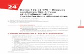 Items 172 et 175 – Risques sanitaires liés à l'eau et à l ... · Une toxi-infection alimentaire collective (TIAC) correspond à l'apparition d'au moins deux cas groupés (dans